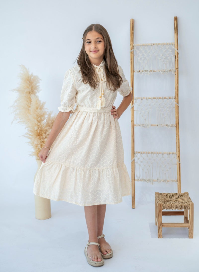 LALEENA Exquisite Ivory and Pastel Kids’ Dress Collection for Special Occasions - Image 2