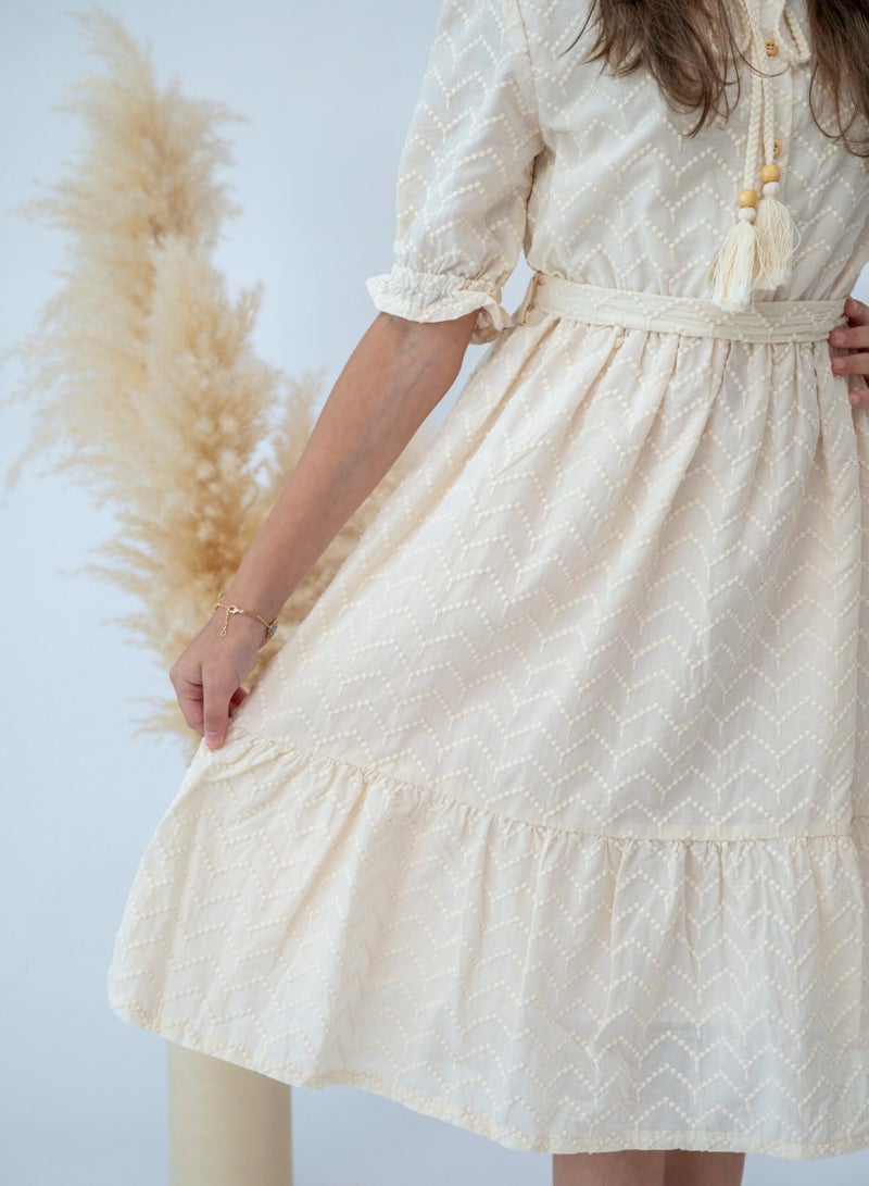 LALEENA Exquisite Ivory and Pastel Kids’ Dress Collection for Special Occasions - Image 3