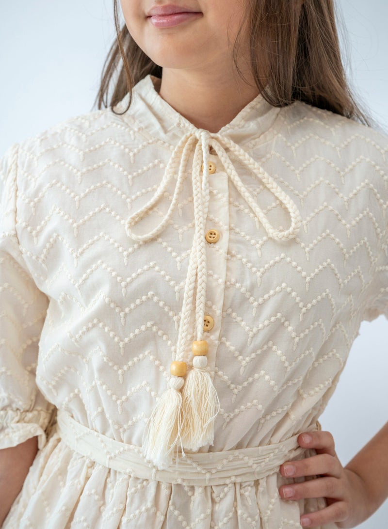 LALEENA Exquisite Ivory and Pastel Kids’ Dress Collection for Special Occasions - Image 4