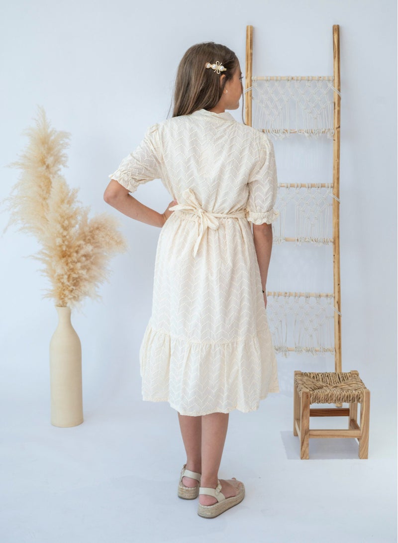 LALEENA Exquisite Ivory and Pastel Kids’ Dress Collection for Special Occasions - Image 5