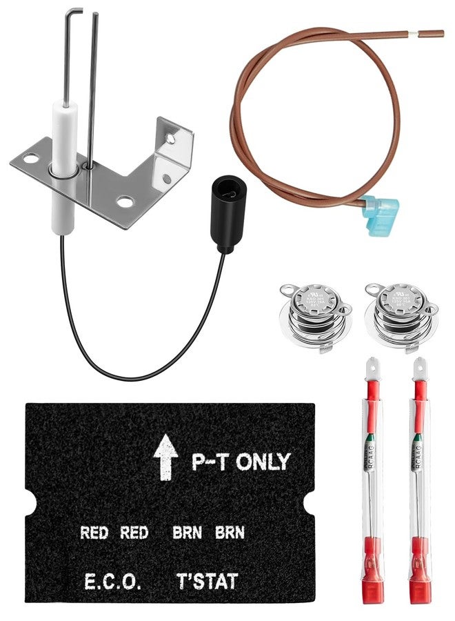 تيكساينس مجموعة قطع حرارية لسخان المياه RV من TIKSCIENCE مع مجموعة ترموستات ECO ومشعل مناسب لـ Atwood 91447 و93866 و93868 - Image 1