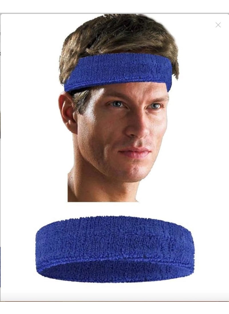 CK Spor t Ckspor Unisex Towel Sweatband Headband Tennis Hair Band Headband  - Image 1