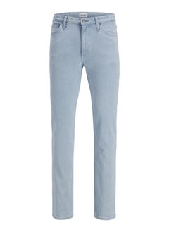 JACK & JONES Jjichris Jjclassic Am 550 Light Wash Stright Fit Jeans  - Image 5