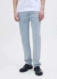 JACK & JONES Jjichris Jjclassic Am 550 Light Wash Stright Fit Jeans  - Image 1
