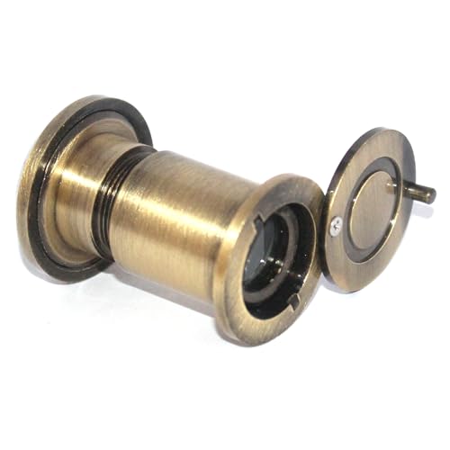 RiseOm Door Eye/Door Peephole 180 Degree Viewer Made of Brass (Pack of 1, Antique - Shutter) - Image 2