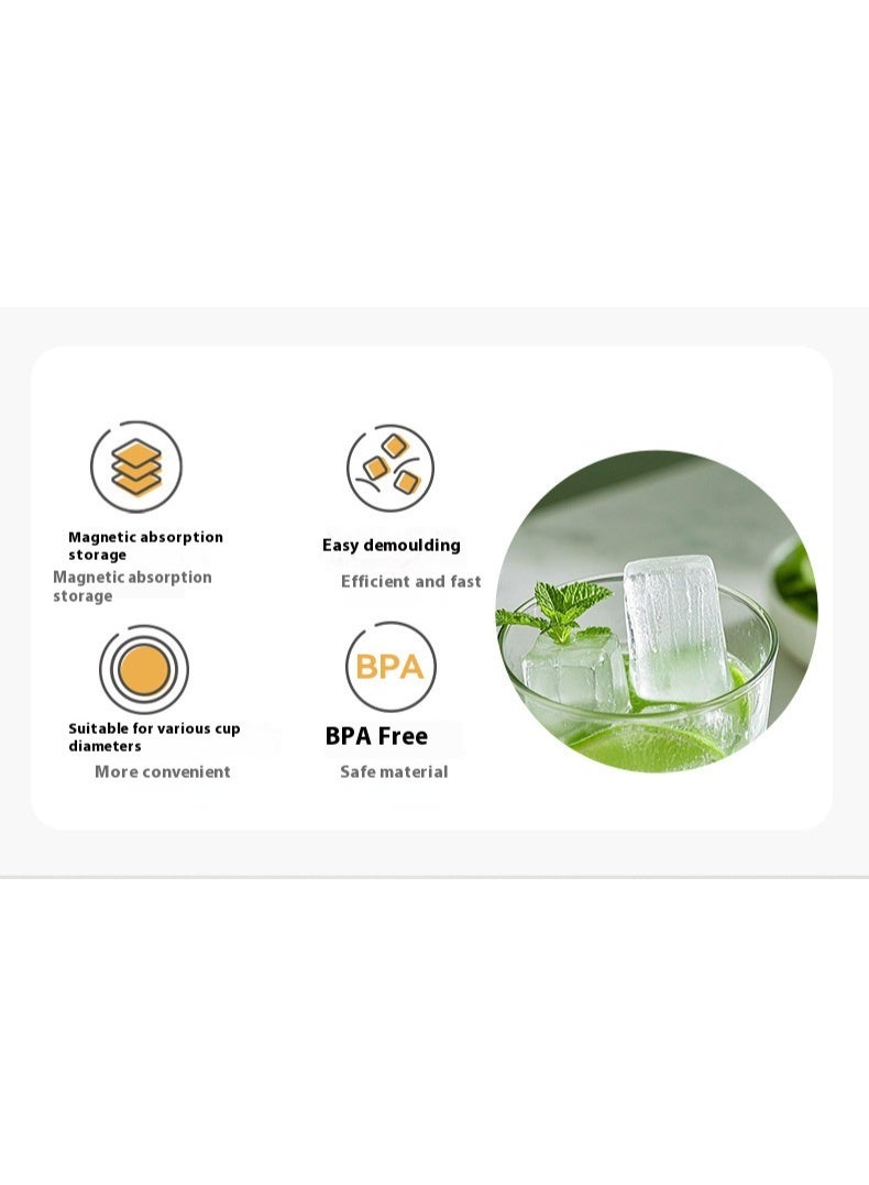 6 Ice Cube fries with Magnetic Storage Box，Can be Put in Bottle or Cans to cool drink Directly,1 Second Quickly Ice Release，BPA free material - Image 4