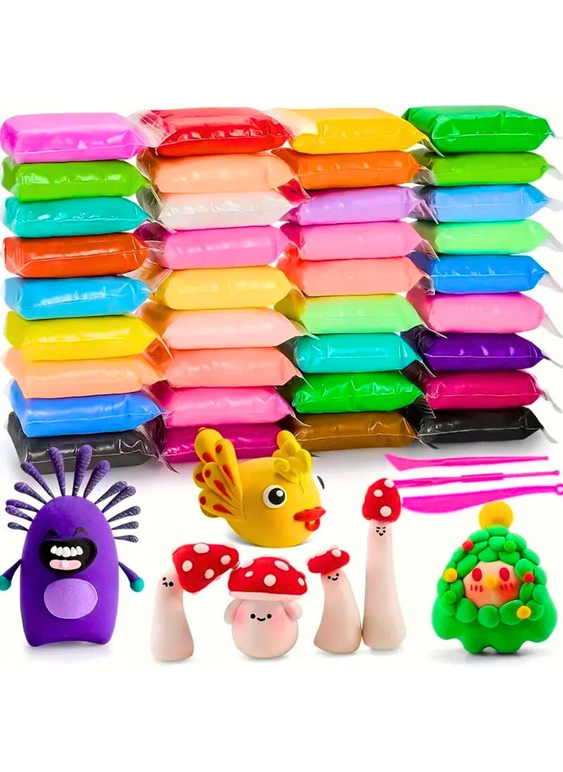 LIMOS - 24 air dry polymer clay super soft ultra light foam clay for children - Image 1
