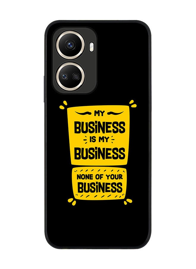 Stylizedd Rugged Black edge case for Huawei nova 10 SE Slim fit Soft Case Flexible Rubber Edges Anti Drop TPU Gel Thin Cover - My business  - Image 1