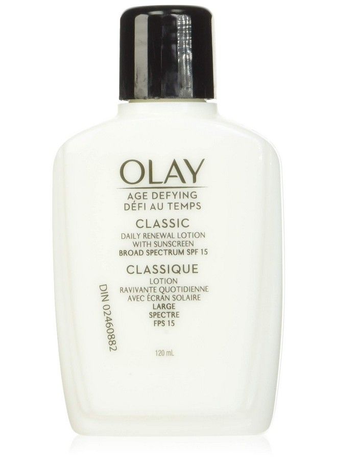 Olay مرطب وجه بواسطة لوسيون التجديد اليومي الكلاسيكي المقاوم لعلامات تقدم السن مع واقي شمس كلاسيكي 4 أوقية - Image 2