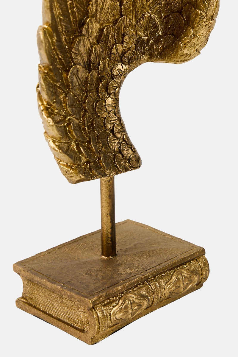 Nanette lepore Decorative Polyresin Wing, Gold - Image 3