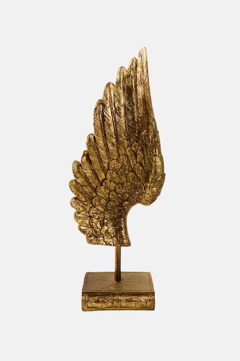 Nanette lepore Decorative Polyresin Wing, Gold - Image 1
