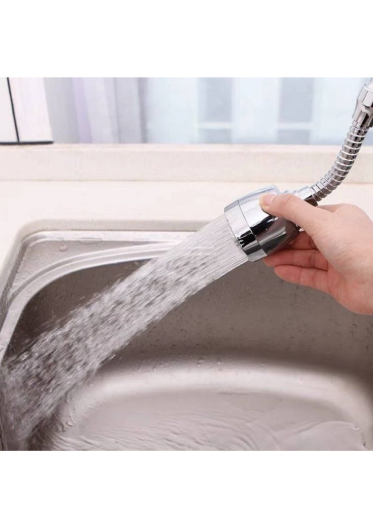 Flexible Faucet Water Filter – 360° Rotating Tap Aerator Saves 30% Water - Image 3