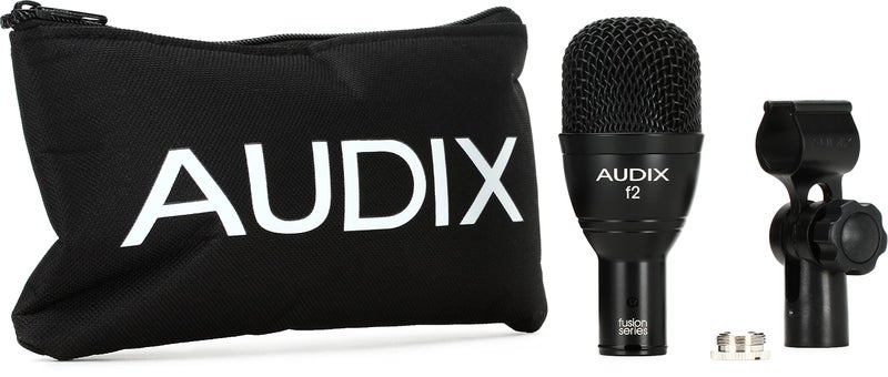 AUDIX f2 Hypercardioid Dynamic Microphone for Toms, Percussive Instruments, Horns, and Bass Instruments - Image 2