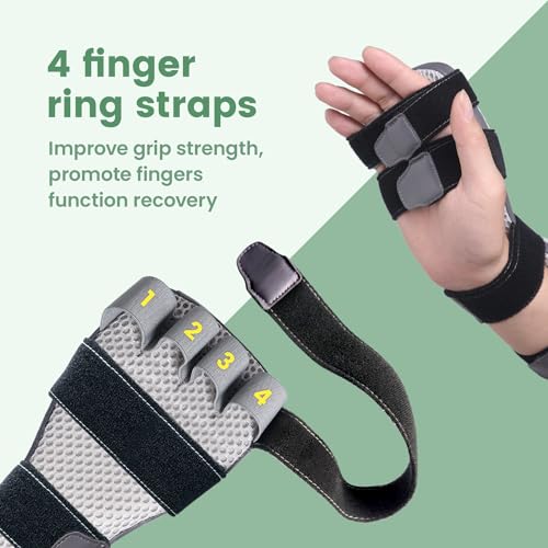 DrFinger Radial Nerve Palsy Splint for Wrist Drop, Adjustable Static Fingers Fixation Brace, for Crutch Palsy, Limp Finger, Mcp Arthroplasty, Stroke Hand Recovery - Fits Right & Left Hand - Image 3