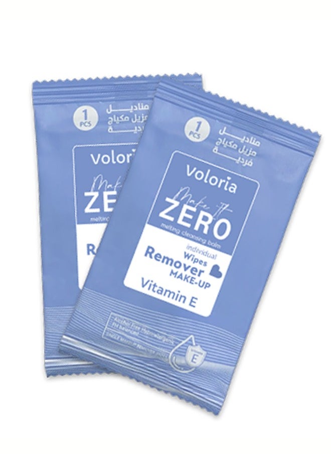 Voloria - Wipes  Make It Zero for Makeup Removal enriched with vitamin E 15 pieces - Image 1