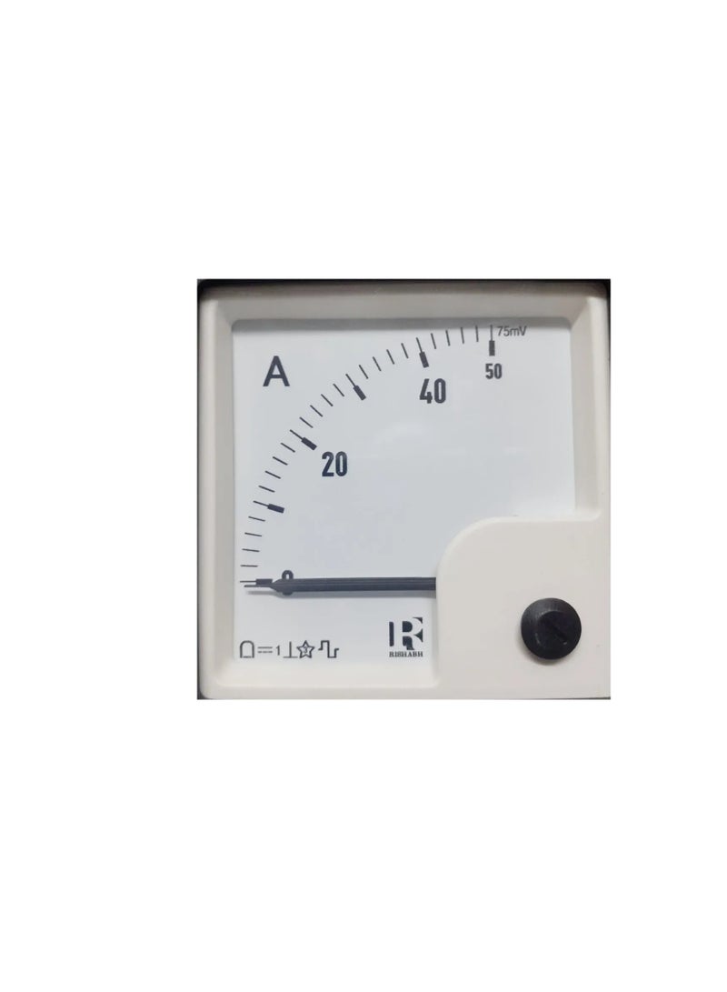 AC Analogue Panel Ammeter 72x72  Direct Type  ERI72A2D - Image 3