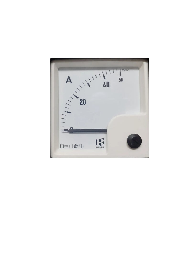 AC Analogue Panel Ammeter 72x72  Direct Type  ERI72A2D - Image 2