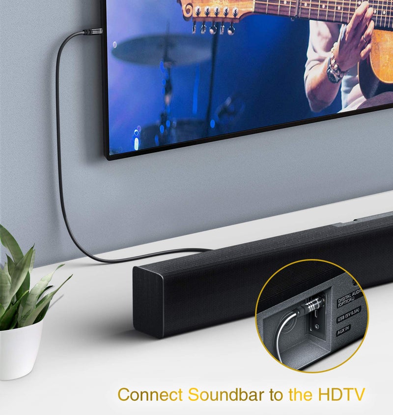 BlueRigger كابل الصوت الرقمي البصري توصلينك من بلو ريجر (10 قدم، ألياف بصرية، غلاف ألمنيوم، مطلي بالذهب 24 قيراط) - متوافق مع المسرح المنزلي، شريط الصوت، التلفاز، إكس بوكس، بلاي ستيشن PS4 - سلسلة متميزة - Image 2