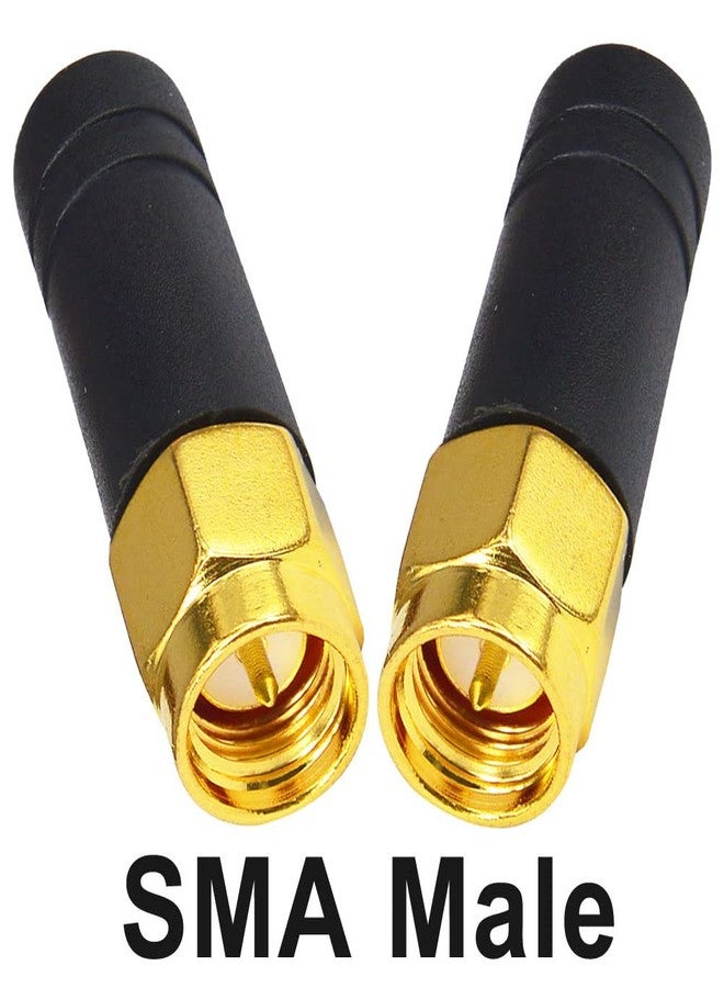 Onelinkmore 2.4GHz WiFi Antenna, Pack of 2, SMA Male, 2 dBi Gain, Omnidirectional, 50W Max Power, Black, WiFi Antenna - Image 3