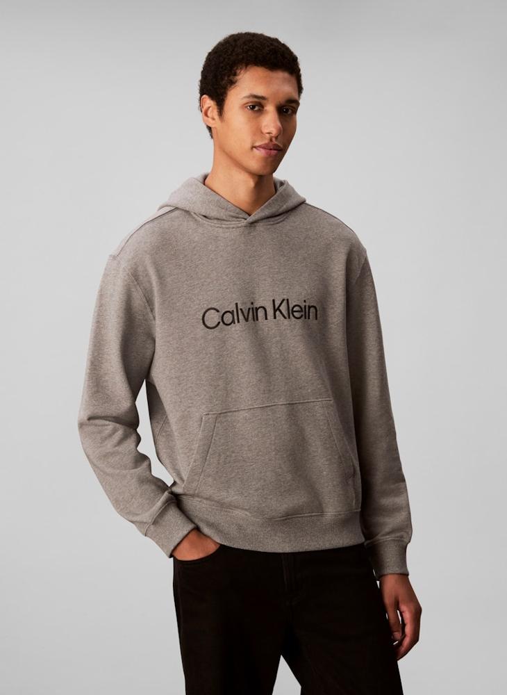CALVIN KLEIN Logo Terry Hoody - Image 1