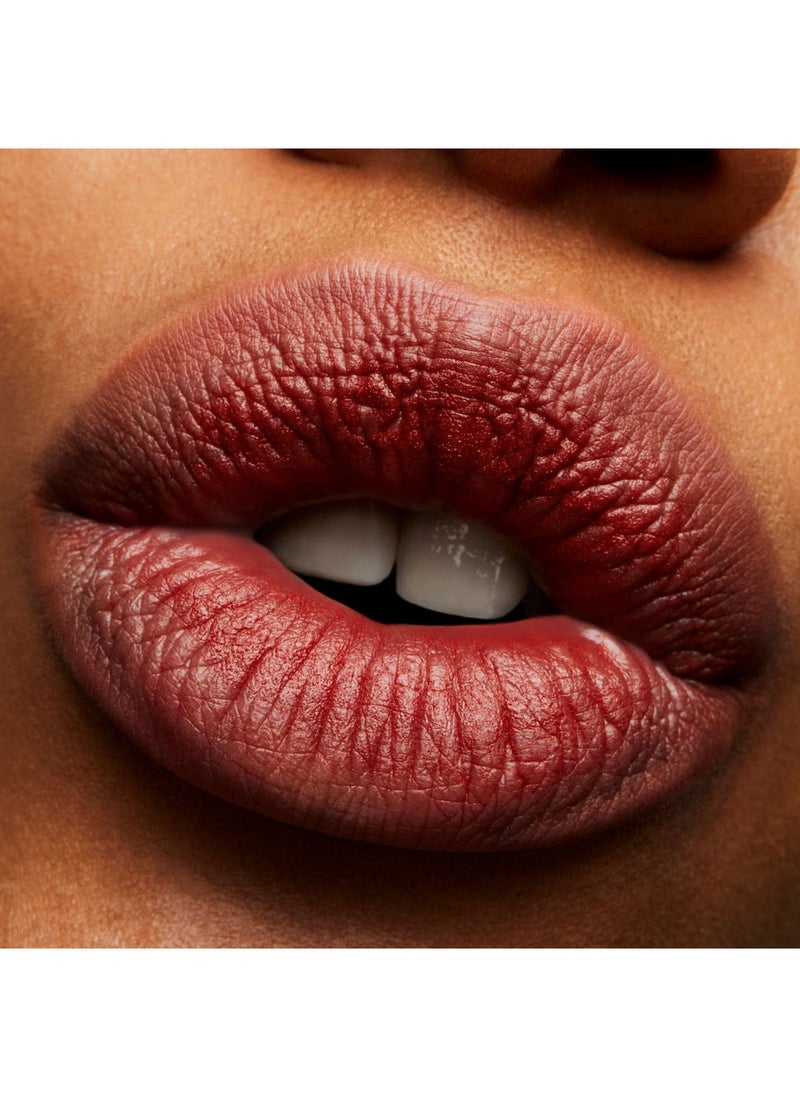 MAC Cosmetics Powder Kiss Lipstick Warm brick red Devoted To Chili 3 G / 0.1 US OZ  - Image 3