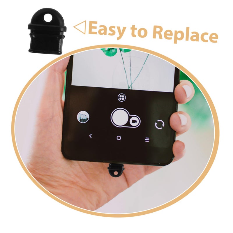 20pcs Universal Type C Charging Port Dust Plugs Plastic Protectors DIY Installation - Image 4