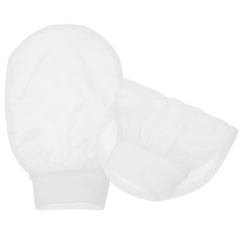 2Pcs Exfoliating Bath Gloves Soft Artificial Fiber For Dead Skin Removal Body Cleansing - Image 1