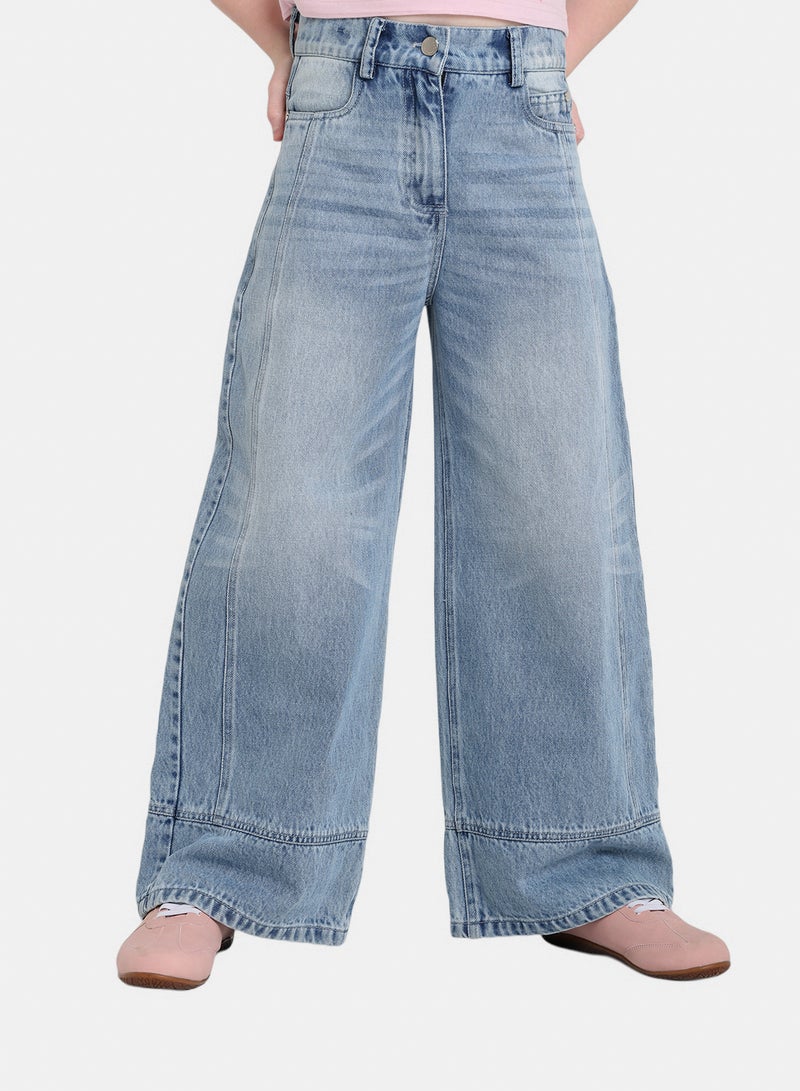 Junior Girls Wide Leg Pant - Image 1