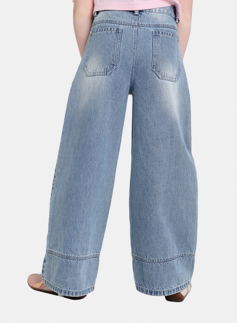 Junior Girls Wide Leg Pant - Image 3