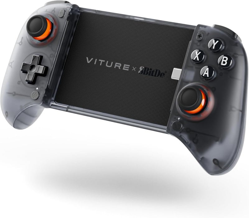 VITURE وحدة تحكم فيتور إكس من 8BitDo Ultimate للألعاب المحمولة – الأولى من نوعها في العالم لنظ��رات الواقع المعزز | اتصال عبر منفذ USB-C لتقليل التأخير إلى أدنى حد، عصي تحكم تعمل بتقنية تأثير هول (Hall Effect Sticks)، إمكانية الشحن أثناء اللعب، أداء ممتاز لأنظمة أندرويد (Android). - Image 1