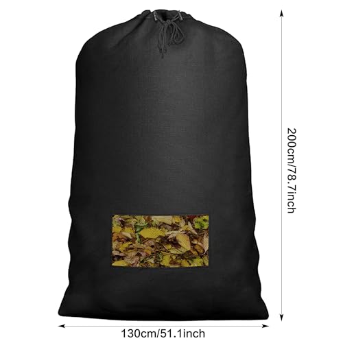 Sozize Lawn Tractor Leaf Bag Big Capacity Lawn Mower Leaf Bag Garden Leaf Grass Catcher Bags 420D Oxford Cloth WearResistant Leaf Collector Bag Leaf Bagger for Riding Lawn Mower 787x511 - Image 3