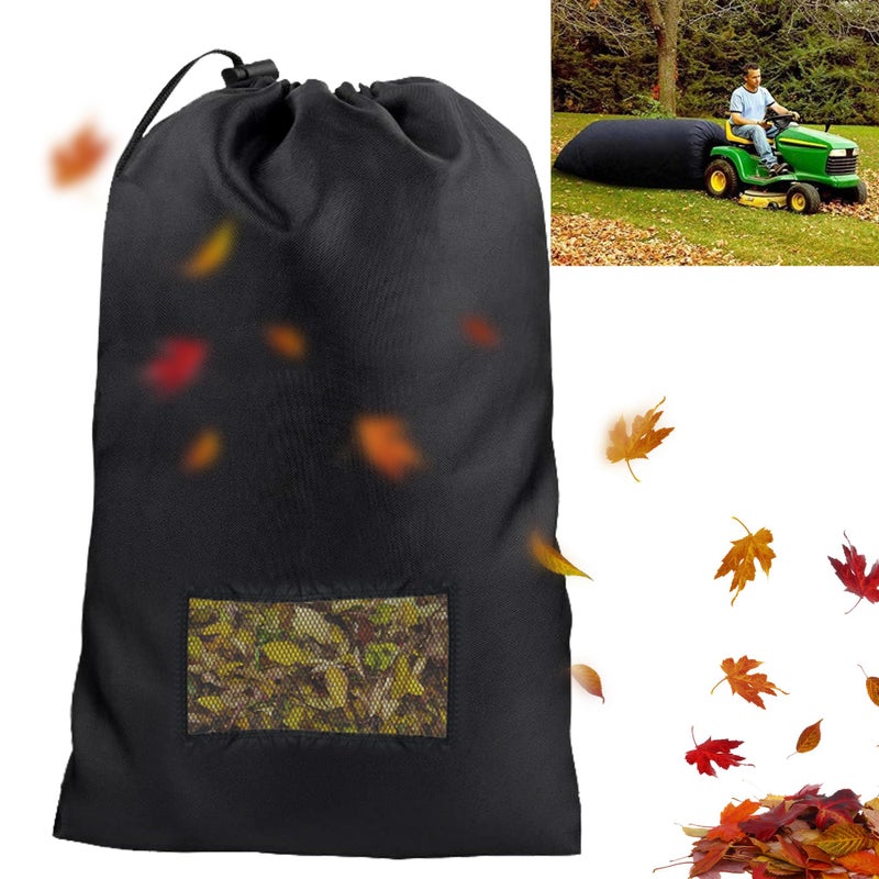 Sozize Lawn Tractor Leaf Bag Big Capacity Lawn Mower Leaf Bag Garden Leaf Grass Catcher Bags 420D Oxford Cloth WearResistant Leaf Collector Bag Leaf Bagger for Riding Lawn Mower 787x511 - Image 2