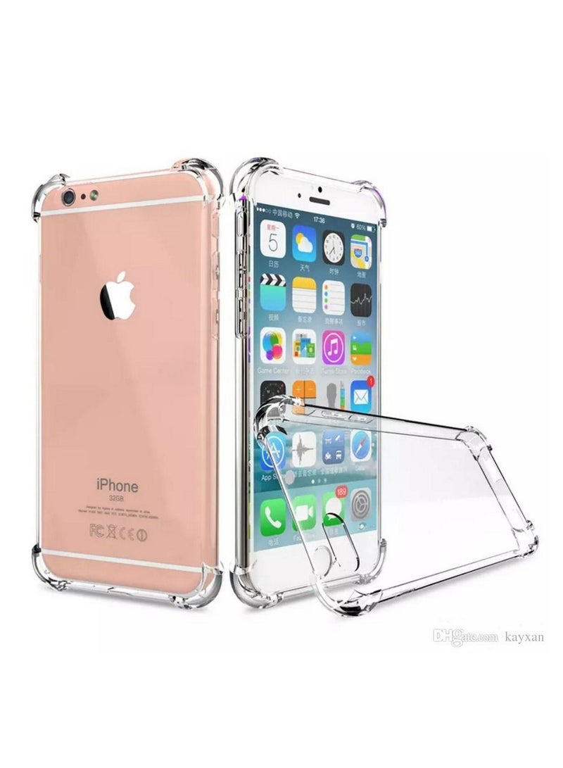 Phone Planet iPhone 6S Slim Thin Case Soft TPU Material with 4 Corners Bumper Shockproof Protection Anti-Scratch Anti-Drop Shockproof Cell Phone Case