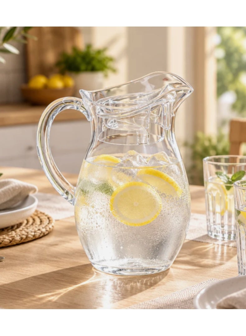 AKDC HS Clear Acrylic Jug with Lid – 1000 ml - Image 2
