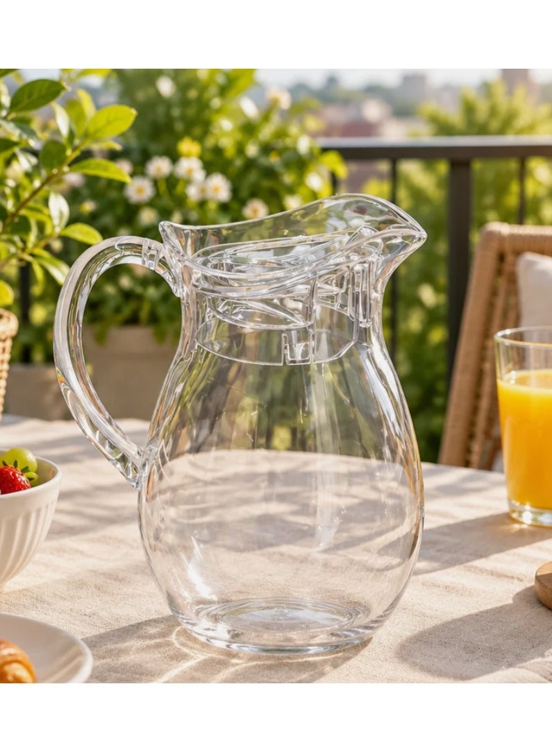 AKDC HS Clear Acrylic Jug with Lid – 1000 ml - Image 3