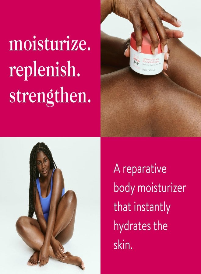 good.clean.goop beauty The Body Smoother Replenishing Cream | Hydrating Moisturizer for Dry Skin | Ceramides, Cupuacu Butter, & Avocado Oil | Fine Lines and Wrinkles Treatment | Cruelty-Free | 4 oz - Image 2