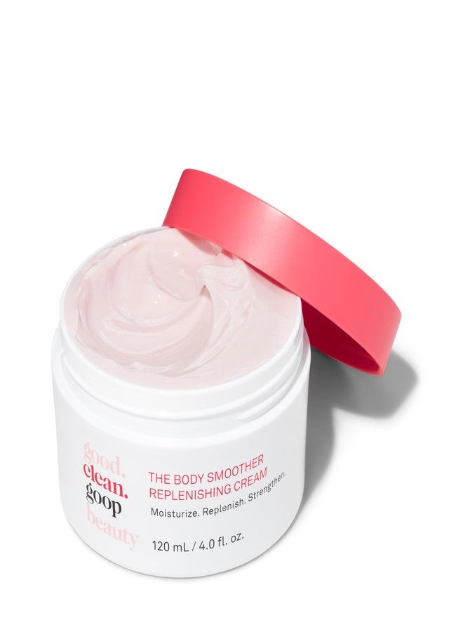 good.clean.goop beauty The Body Smoother Replenishing Cream | Hydrating Moisturizer for Dry Skin | Ceramides, Cupuacu Butter, & Avocado Oil | Fine Lines and Wrinkles Treatment | Cruelty-Free | 4 oz - Image 1