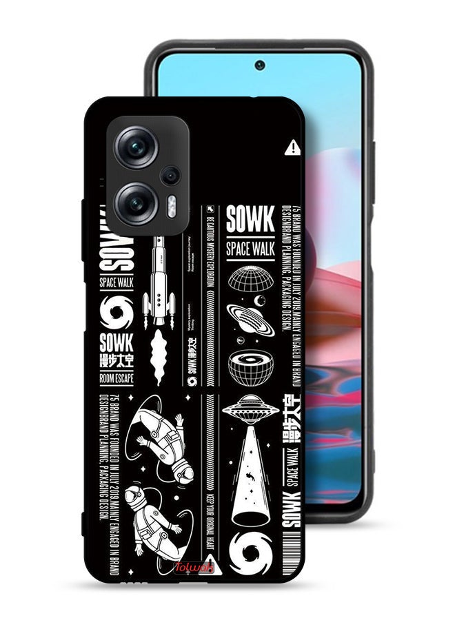 Tolwak Xiaomi Redmi Note 11T Pro Plus 5G Protective Case Cover Sowk Space Walk Sticker - Image 1