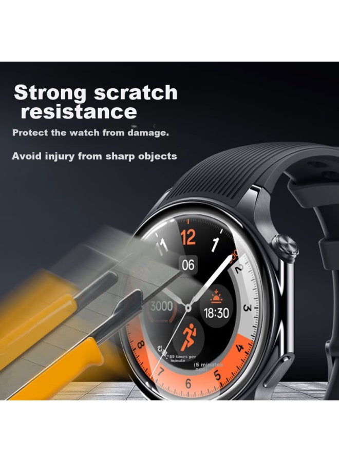 Smorss Ceramic Coating Film For Oppo Watch X, Non-tempered Composite Film, High-definition Anti-drop Anti-scratch Fingerprint-resistant Watch Screen Protector - Image 4