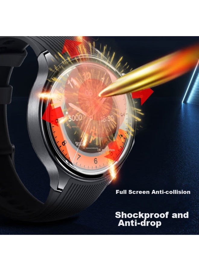 Smorss Ceramic Coating Film For Oppo Watch X, Non-tempered Composite Film, High-definition Anti-drop Anti-scratch Fingerprint-resistant Watch Screen Protector - Image 2