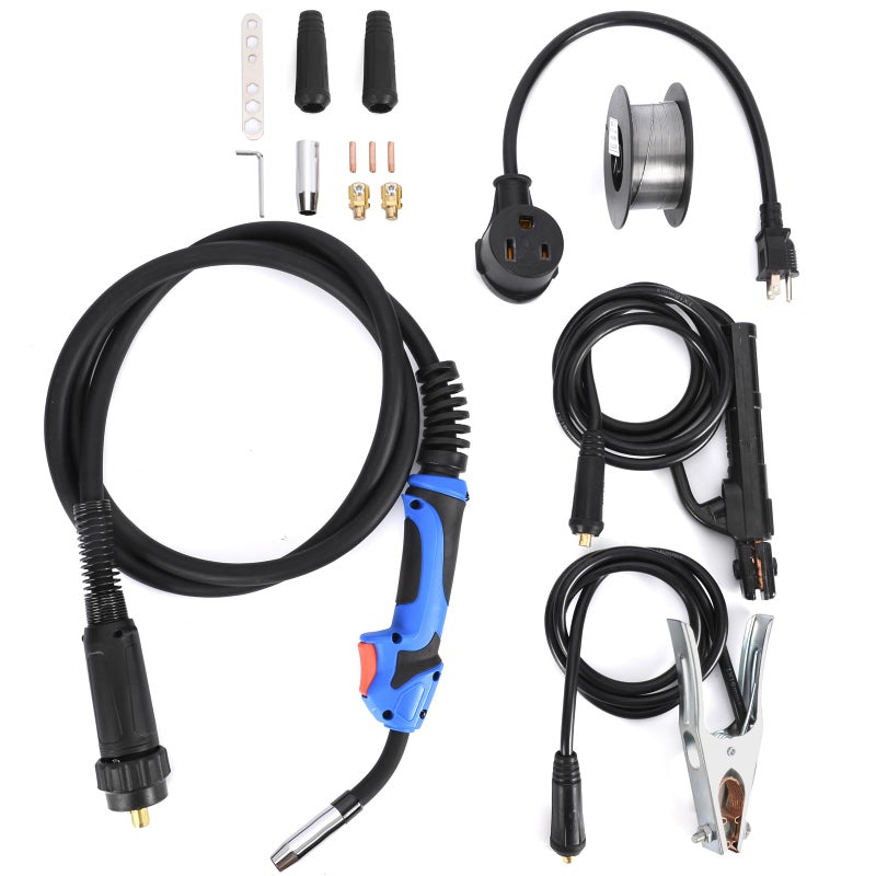 S7 MIG Welder with Gas and Gasless Capability, Knob-Control MIG Welding Machine for Beginners and DIY Home Workshop, Flux Core & Gas MIG Welder - Image 5