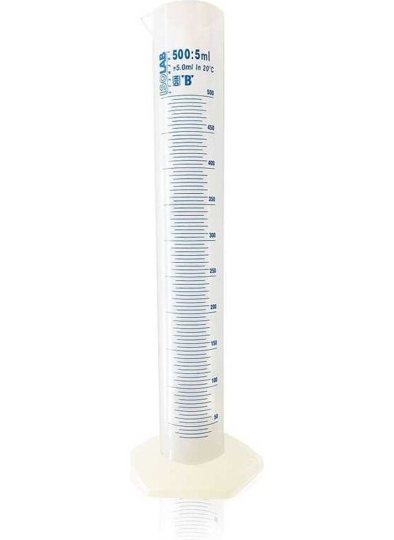 Isolab Measuring Measure - Long From - P.p - B Quality - Blue Scale - 500 ml  - Image 1
