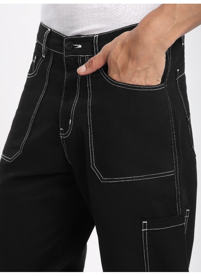 Black Patch Pocket Contrast Stitch Cargo Pants - pzsku/ZD1DF2950A6B8C2237E2DZ/45/_/1738413918/08ae6522-c2ed-4a77-baad-eeda8c3bd445