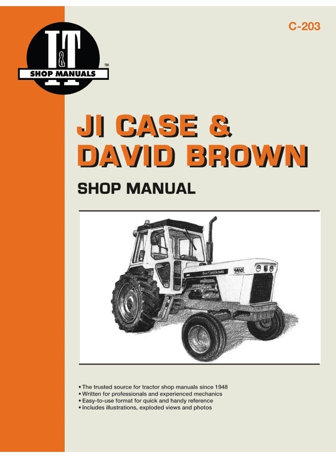 JI Case & David Brown Gasoline & Diesel Model 770-4600 Tractor Service Repair Manual  - Image 1