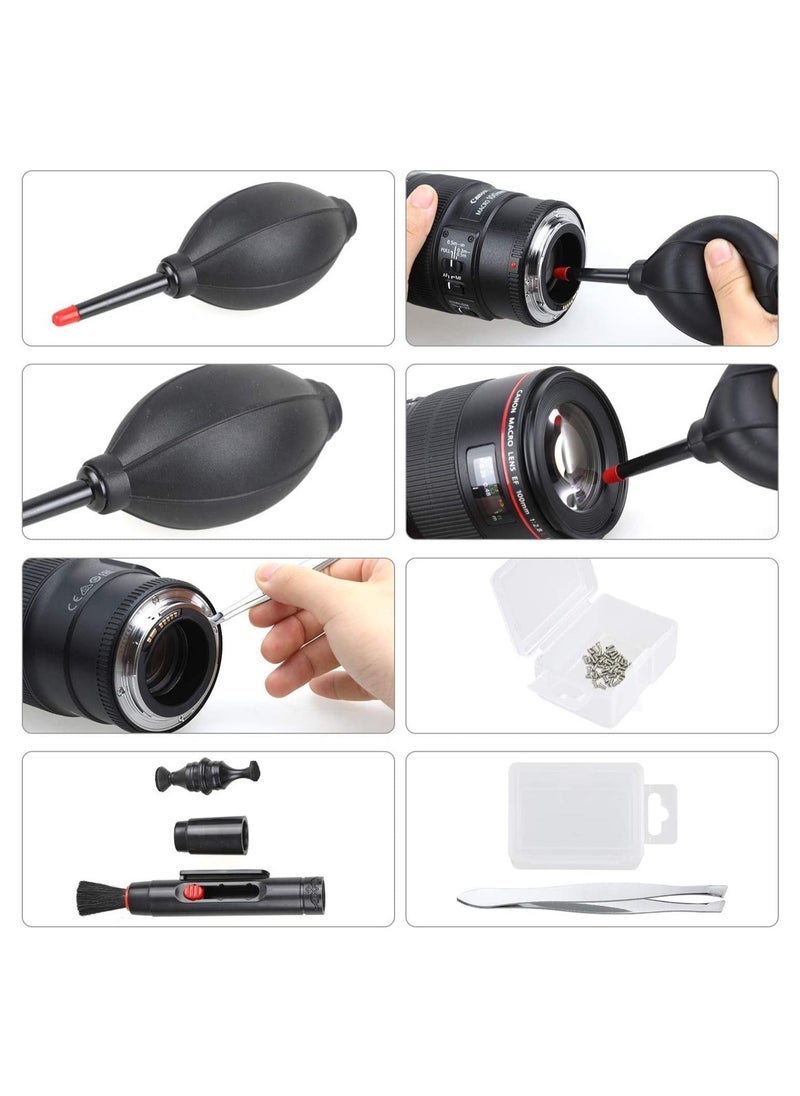 Generic - Camera Cleaning Kit, Professional Camera Lens Cleaning Kit, for Cleaning Grease, Fingerprints, Stains and Dirt on Camera Lenses, Microscopes, Telescopes, Glasses and Other Precision Lenses - Image 1