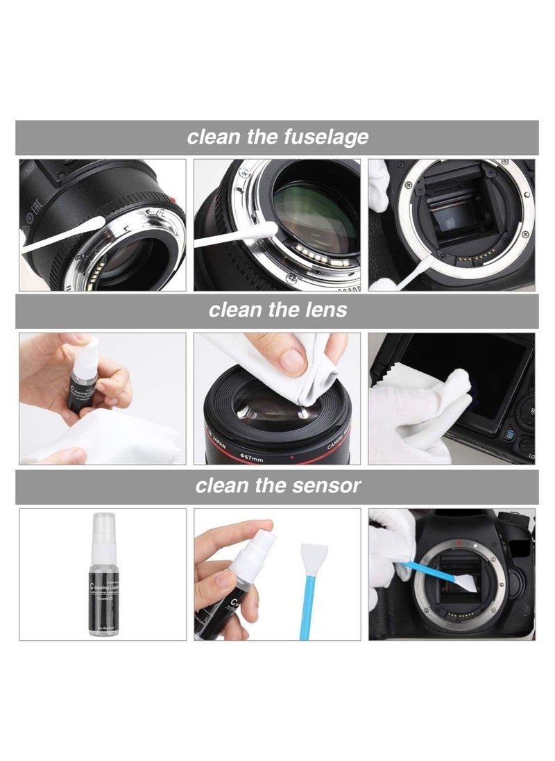 Generic - Camera Cleaning Kit, Professional Camera Lens Cleaning Kit, for Cleaning Grease, Fingerprints, Stains and Dirt on Camera Lenses, Microscopes, Telescopes, Glasses and Other Precision Lenses - Image 1