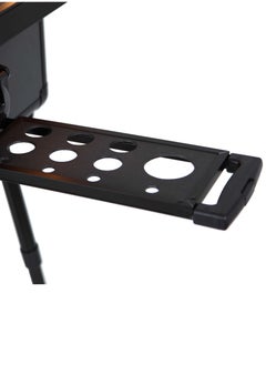 MAYLAN Makeup Vanity Mirror Stand Trolley Case with LED lights Black  - Image 2