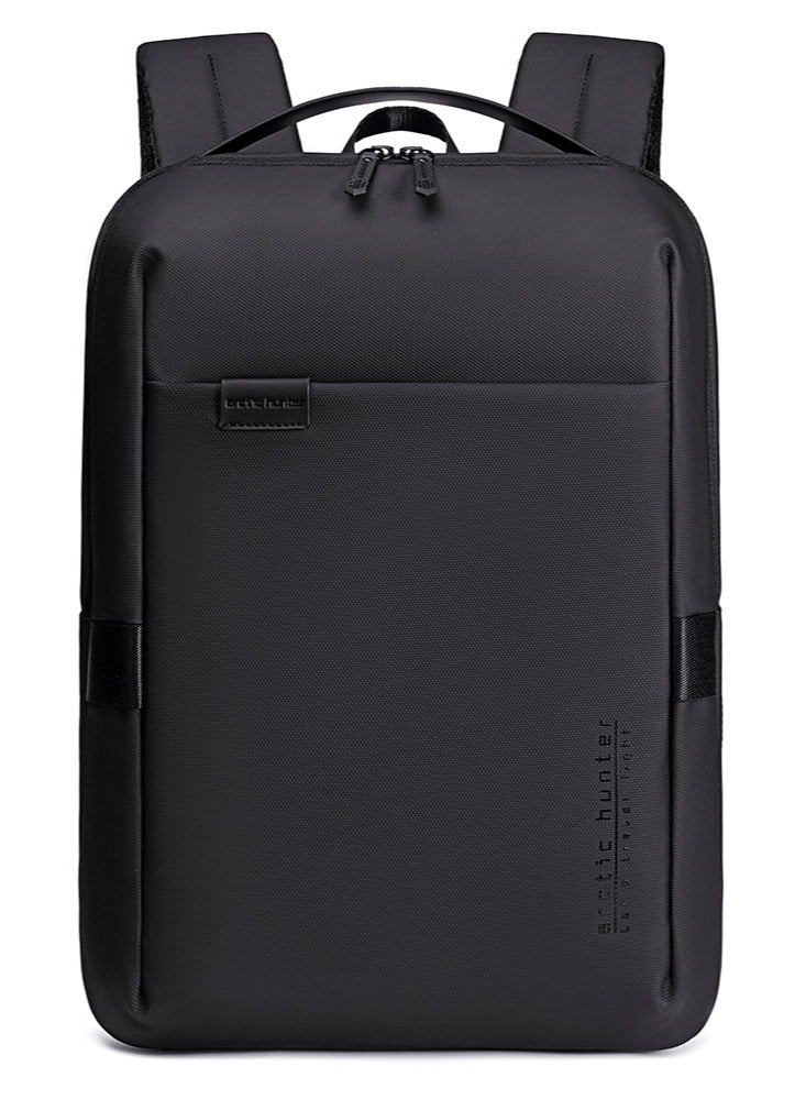 ARCTIC HUNTER Durable Office Laptop Backpack, Business Travel School Book Bag with Laptop Compartment for Men, Black - Image 1