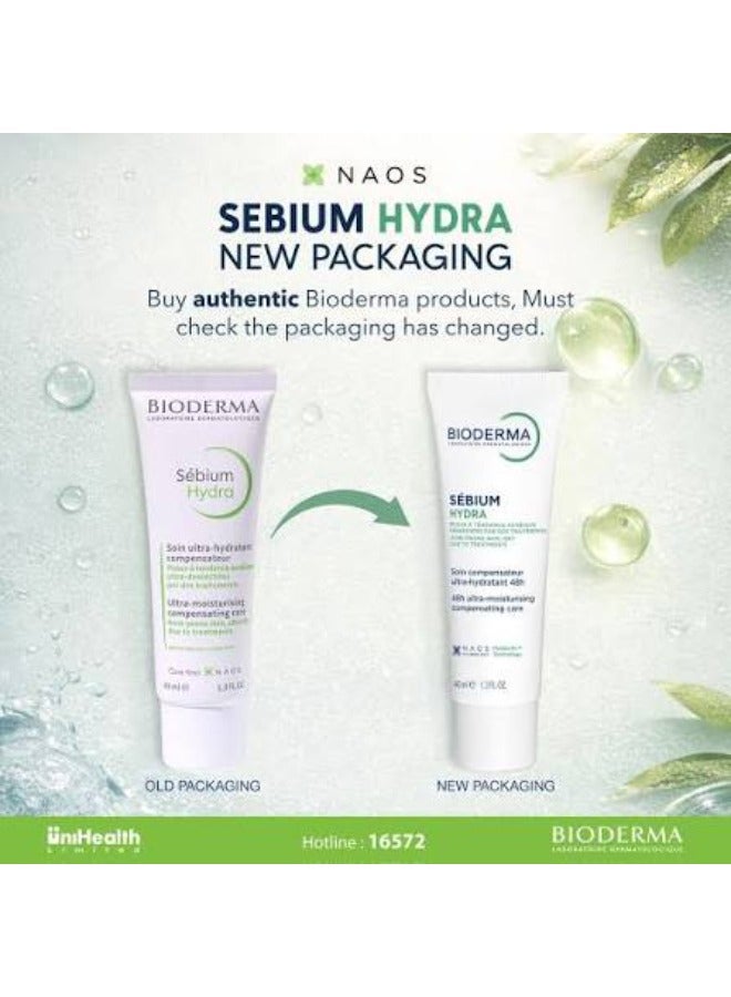 بيوديرما مستحضر العناية Sebium Hydra Replenishing Care 40ملليلتر - Image 2