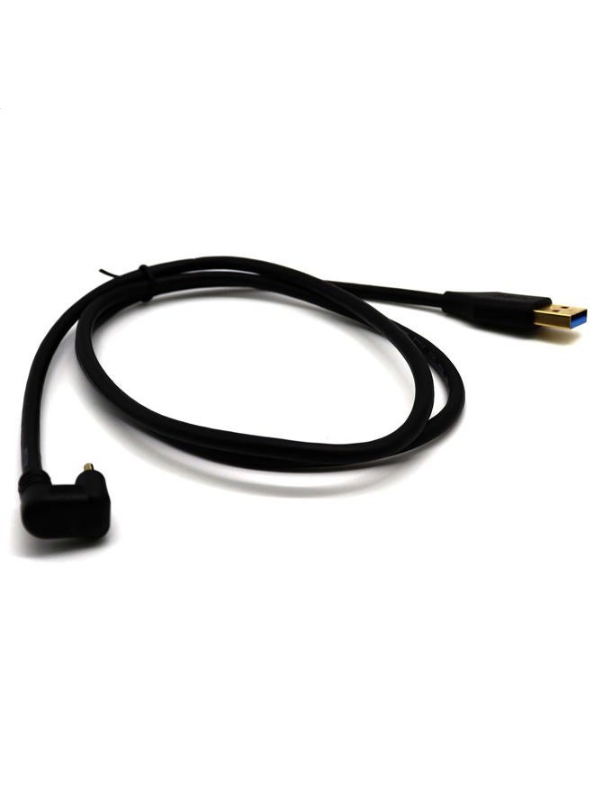 AWADUO 3.0 USB U Shaped USB C Cable, Type C Male 180 Degree to USB 3.0 Male Cord Car Data Cable, 24/28AWG 180 Degree USB C Charging Cables for Galaxy S9/S9＋/Note 9(1M) - Image 3